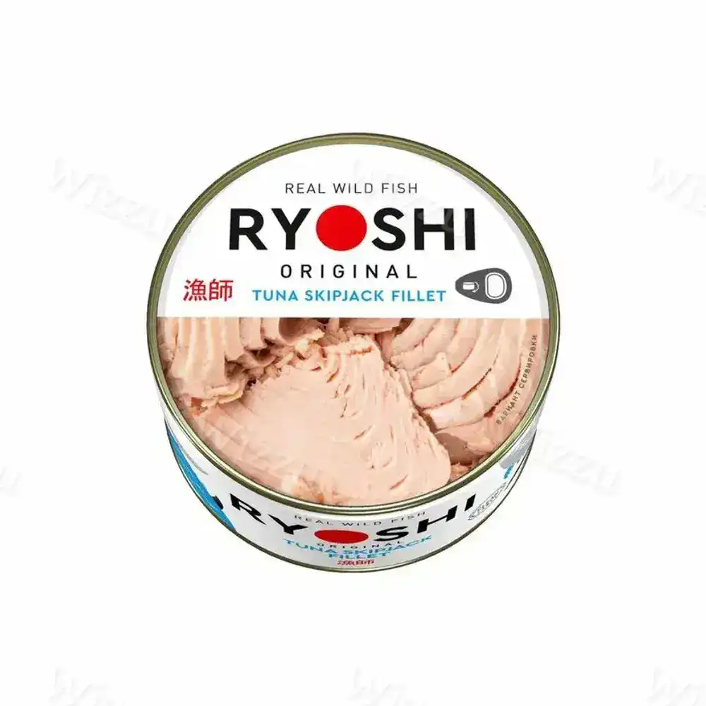 Тунец Барс Ryoshi полосатый натуральный ж/б 185г ключ