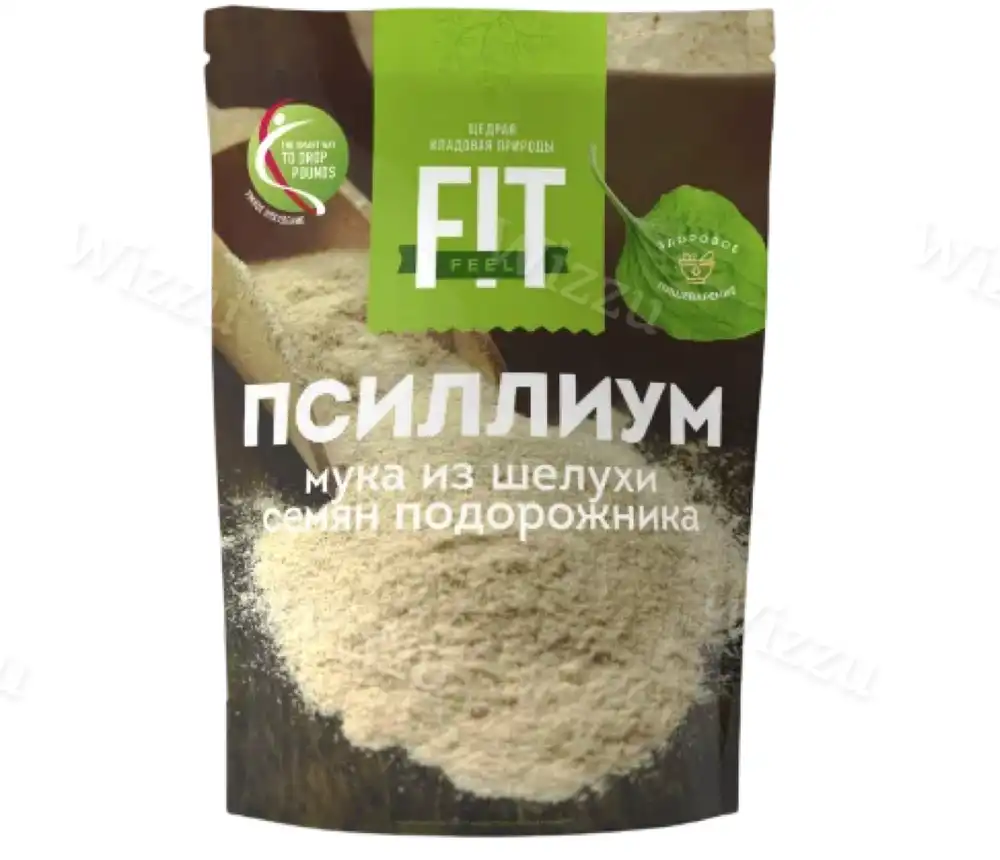 Мука из шелухи семян Подорожника Псиллиум"FitFeel" Дой Пак150грх