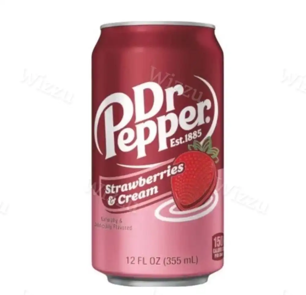 Напиток "Dr Pepper" Клубника-Сливки ж/б 0,355мл