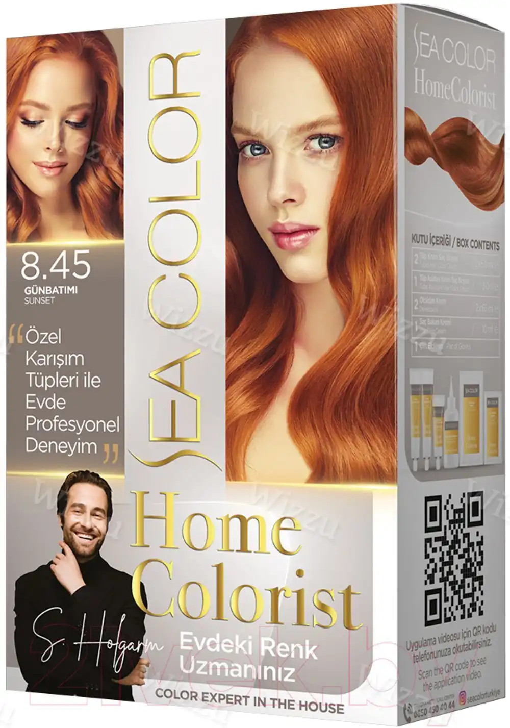Краска для волос Sea Color Home colorist 8.45 Закат