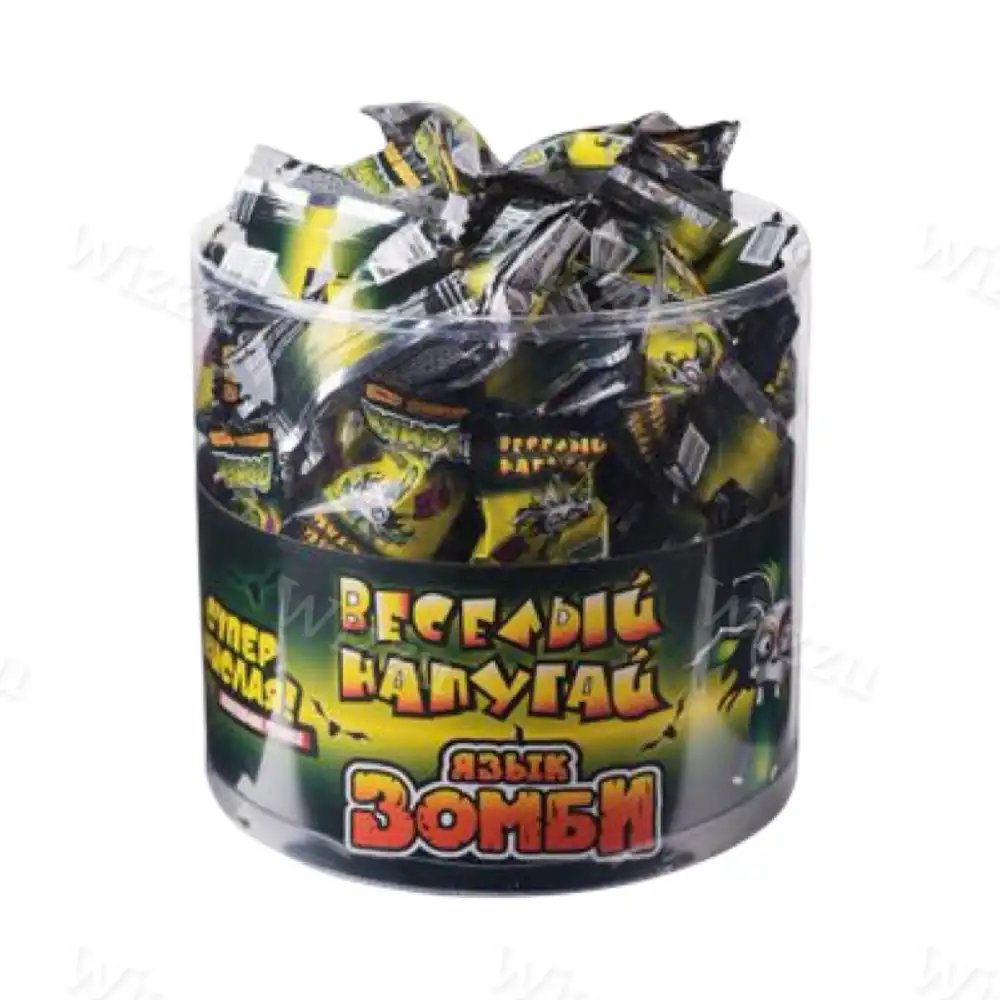Жевательная резинка Веселый Напугай Язык Зомби лайм 3,5гр