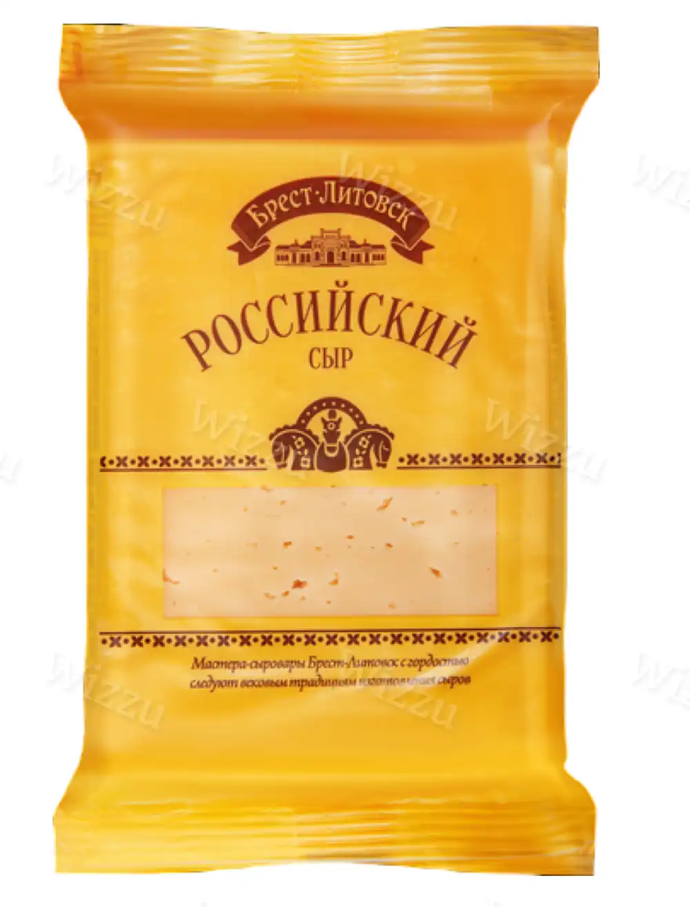 Сыр Российский 50% Брест Литовск 200г, шт