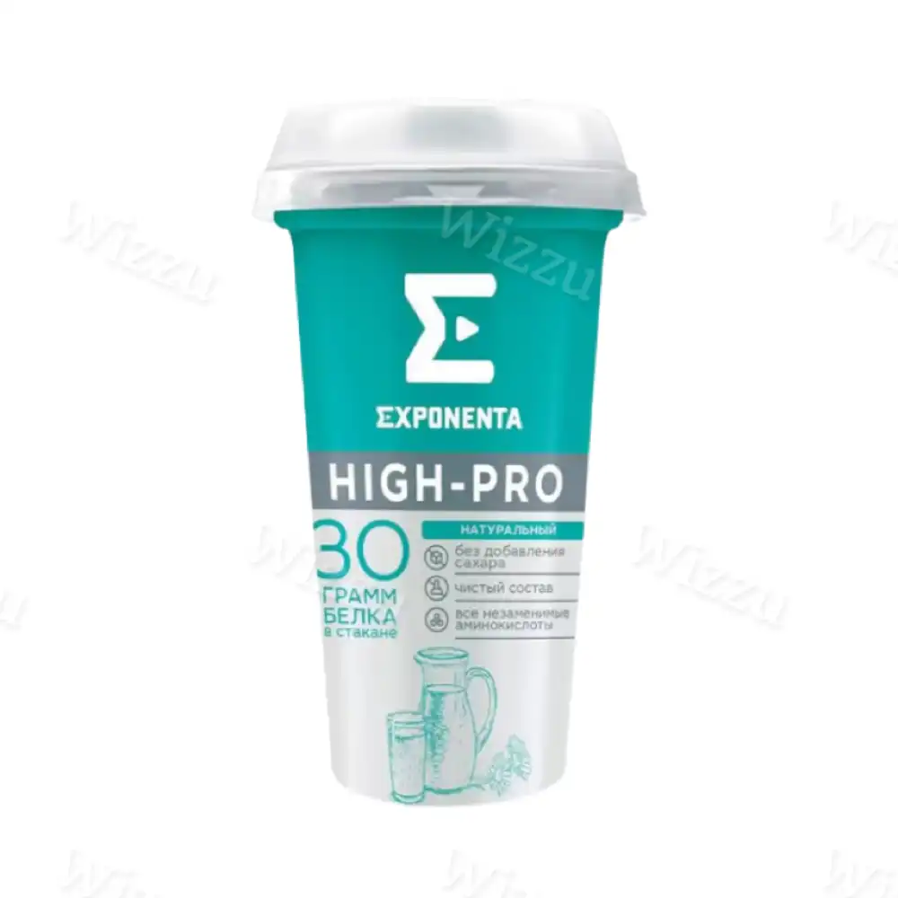 Йогурт Exponenta High-pro стакан Натуральный 160гр