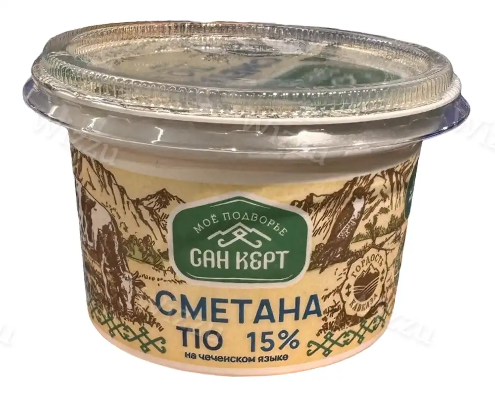 Сметана 15% 180гр "San Kert"