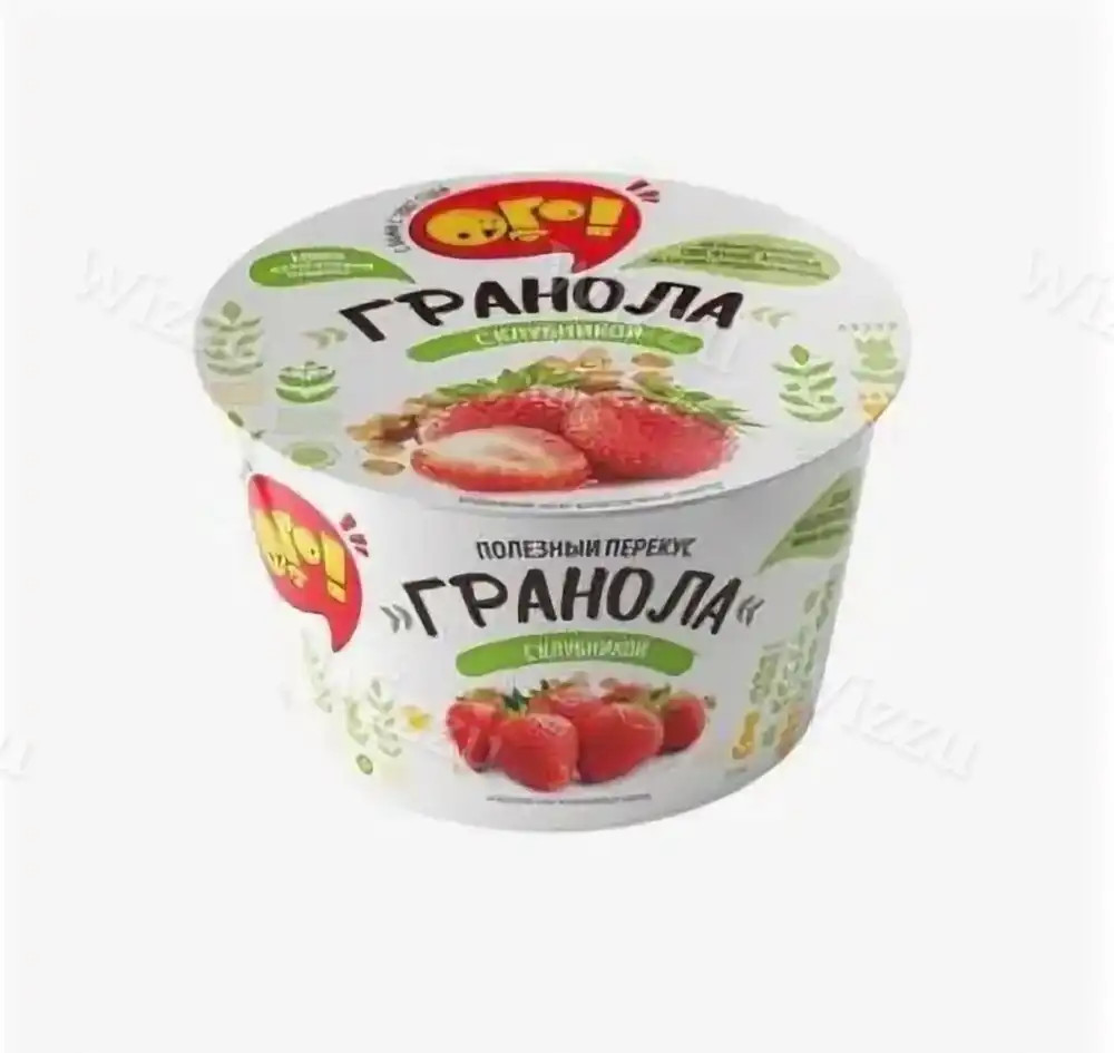 Гранола "Ого" с клубникой 40г