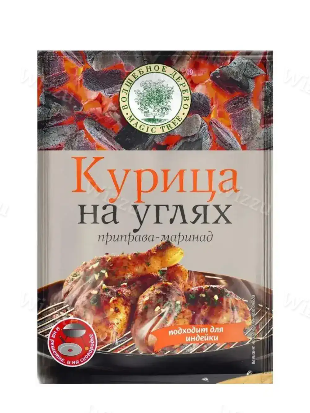 Приправа -маринад Волшебное дерево Курица на углях 30гр