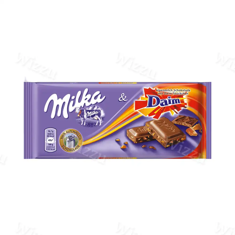 Шоколад Милка Daim 100г