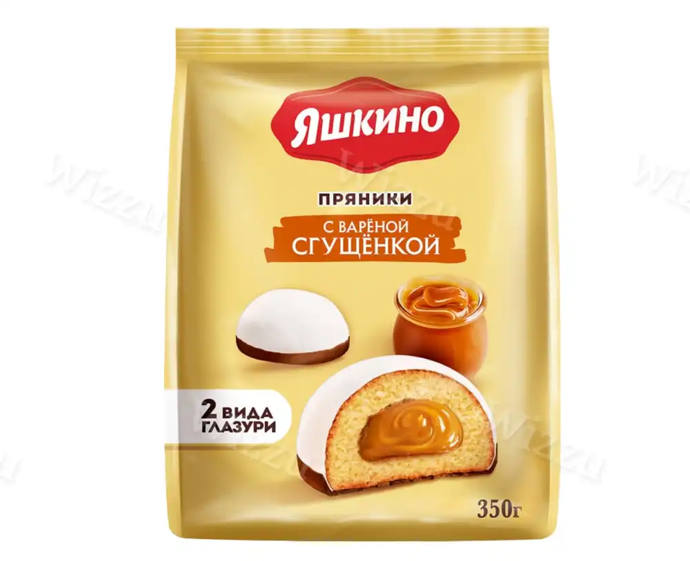 Пряники Яшкино с вареной сгущенкой 350г, шт