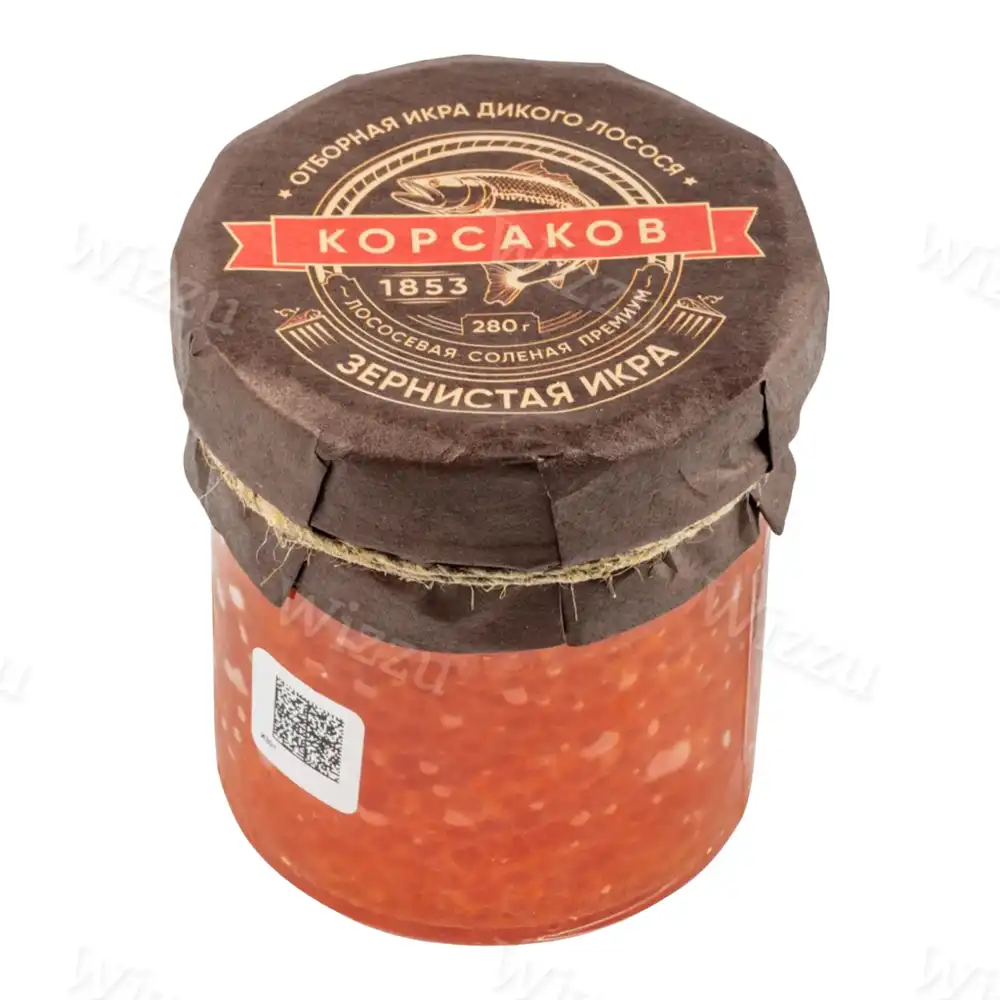 Икра лососевая зер. Корсаков 1853 280г