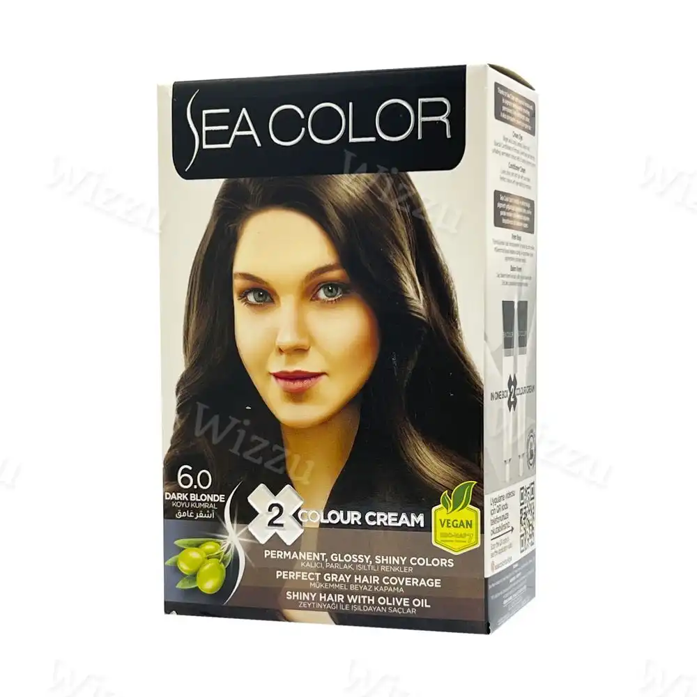 Краска для волос Sea Color Hair Dve Kit 6,0 Темно Русый, шт
