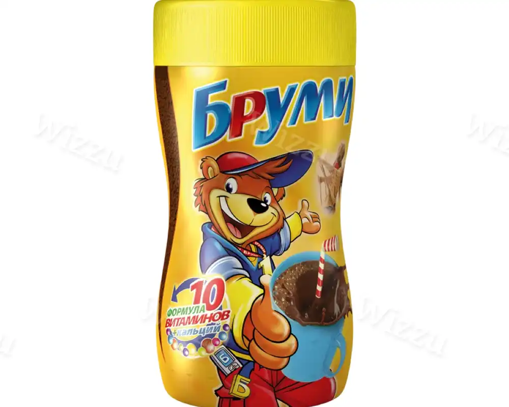 Бруми банка напиток растворимый с какао, с витаминами 250г