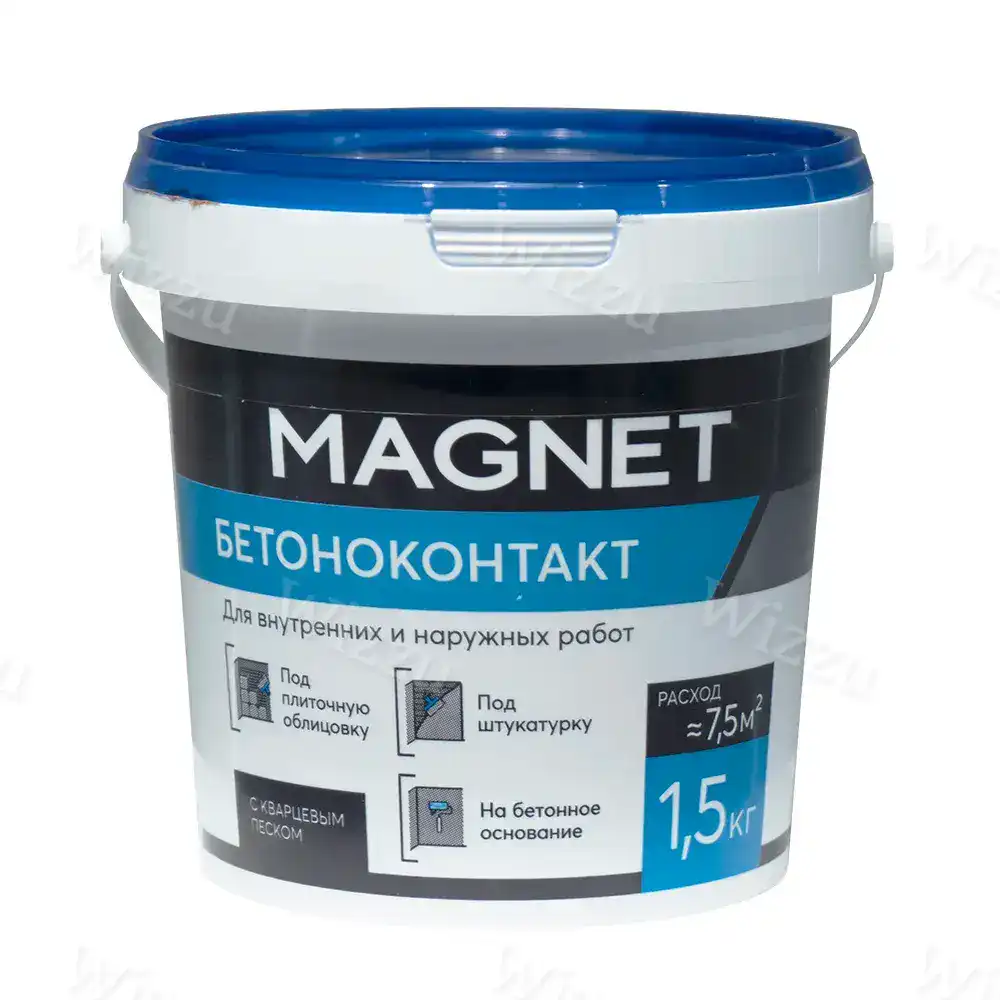 Грунтовка адгезионная MAGNET Бетоноконтакт 1,5 кг