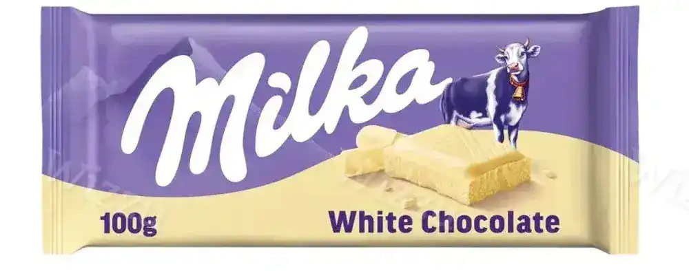 Шоколад Милка Вайт белый шоколад 100г, шт