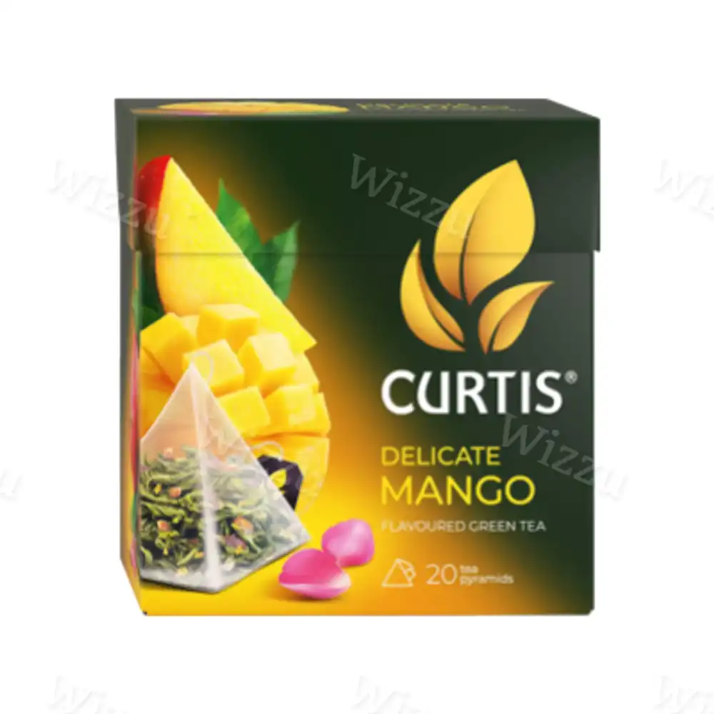 Чай зеленый Curtis Delicate Mango/Нежный Манго 20пакет.