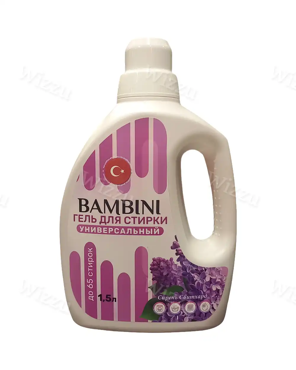 Гель для стирки BAMBINI Сирень 1,5л
