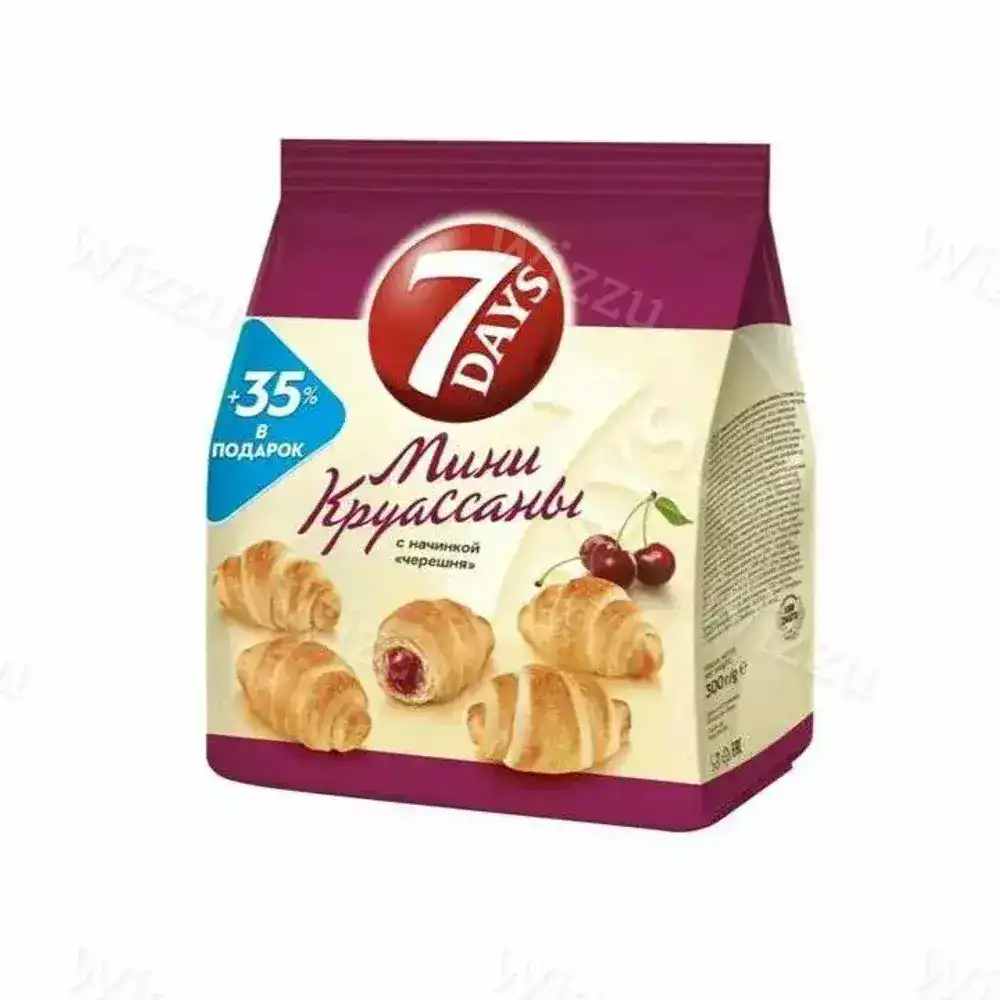Круассаны "7 DAYS" Черешнч 265г