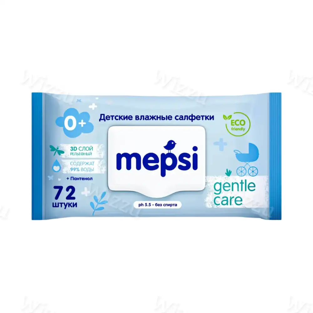 Влажные Салфетки Mepsi 72шт