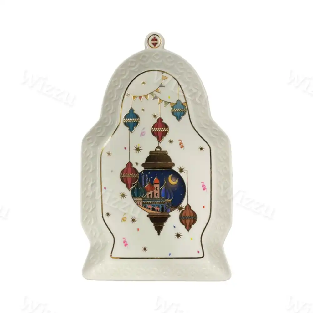 Тарелка фигурная "Рамадан" фарфор 13*22см А-9 / В-9