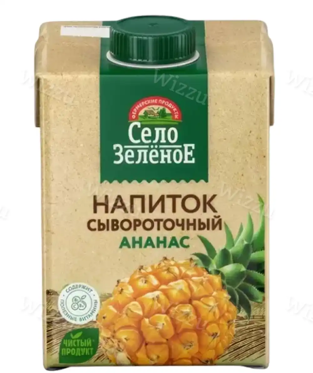 Напиток сывороточный с соком Ананаса из 6 Витаминов 500мл