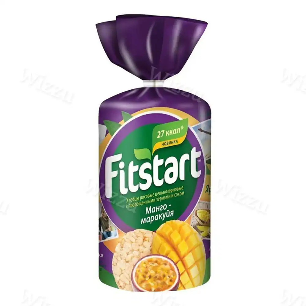 Хлебцы FITSTART рисовые Манго маракуйя 100г