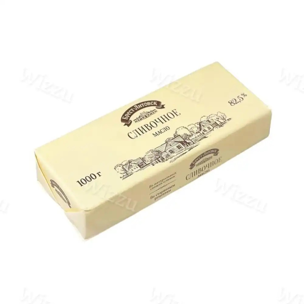 Масло сливочное Брест-Литовское 82,5% 1000г, шт