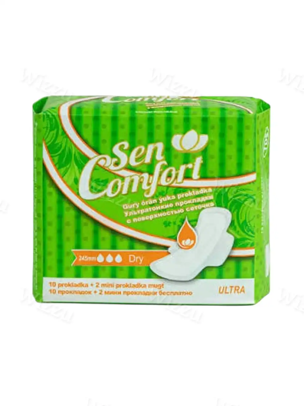 Жен. Гигиен. УльтратонкиеПрокладки "Sen Comfort" 245мм Soft