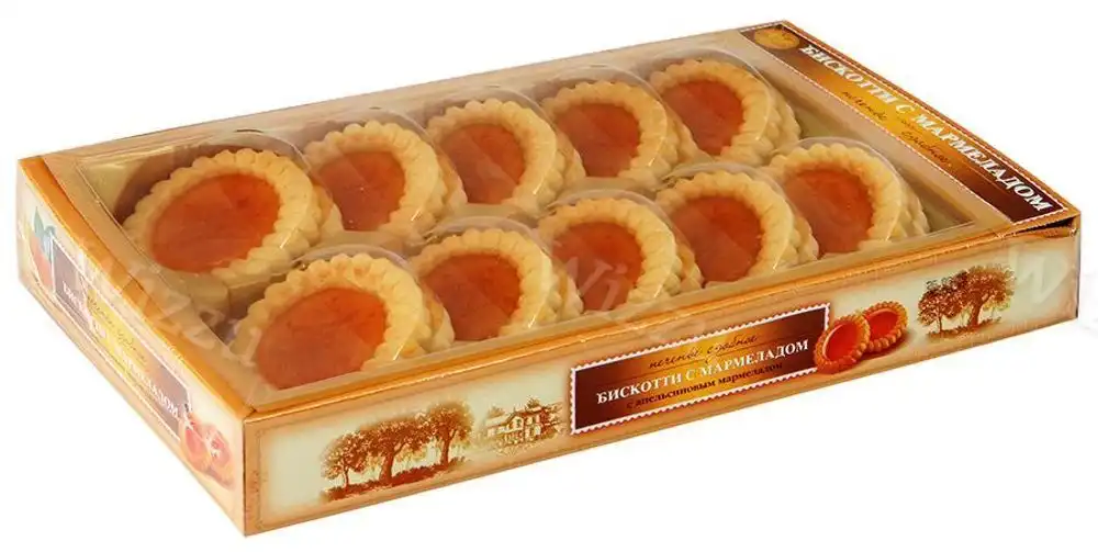 Печенье сдобное Бискотти с Мармеладом 235гр