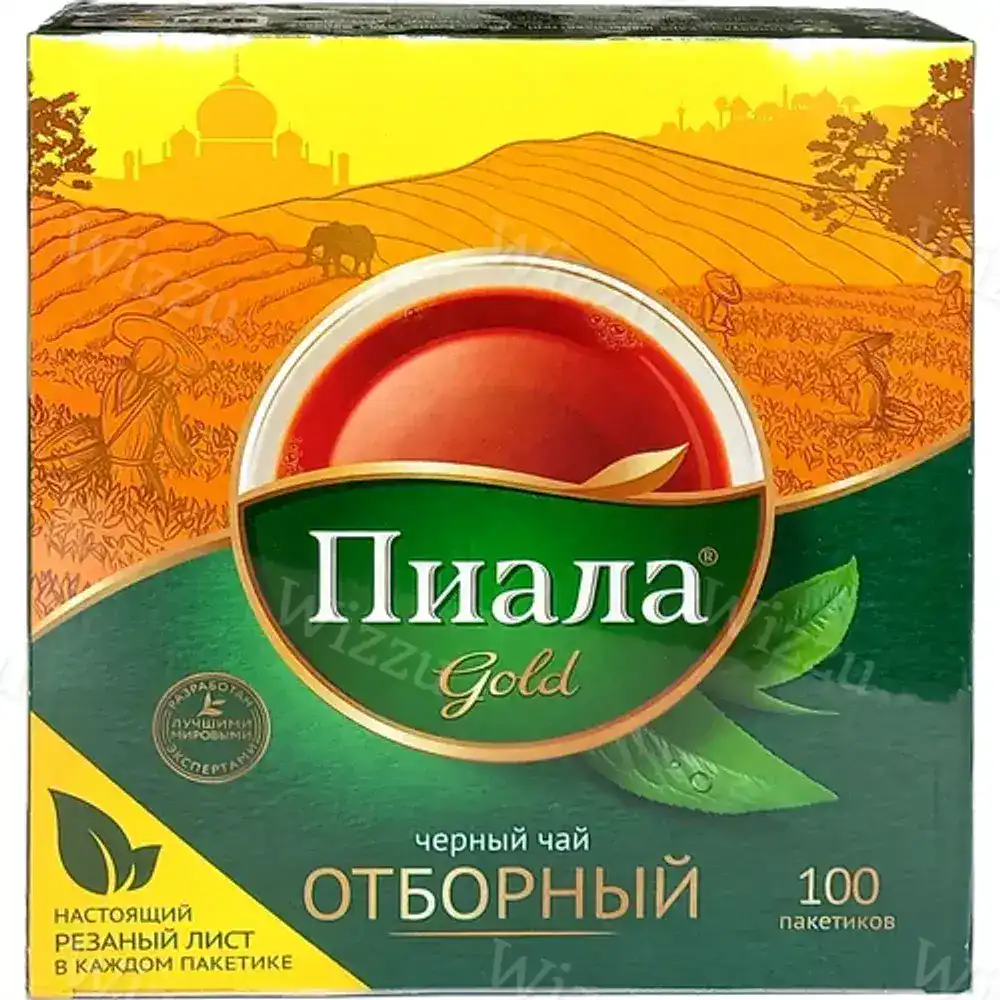Чай черный Кенийский "Пиала Голд" Отборный 100пакет.