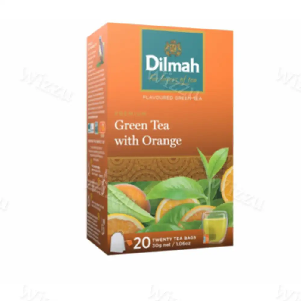 Чай Dilmah Зеленый Апельсин 20пак 1,5гр