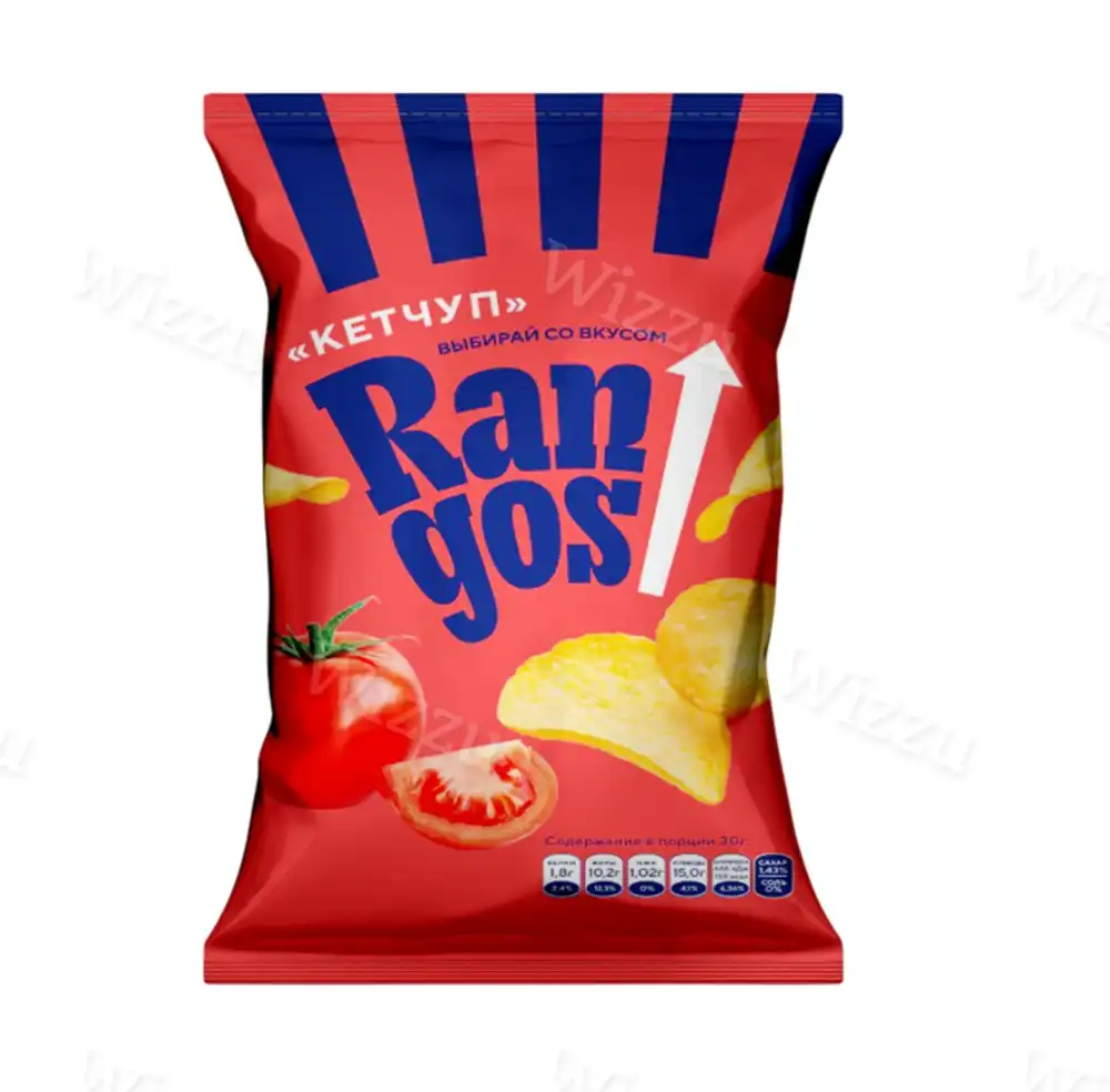 Чипсы Rangos Кетчуп 120гр