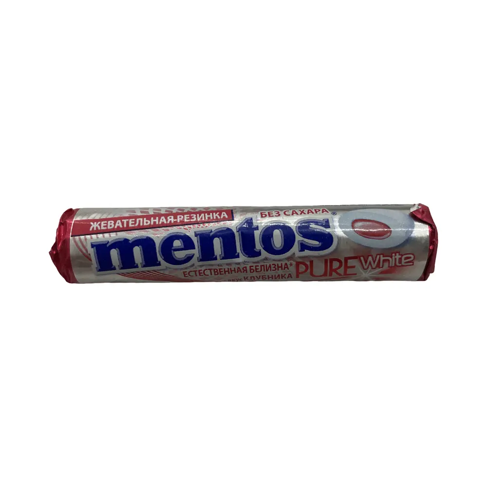 Жевательная резинка "Mentos" вкус Клубника 15,5гр