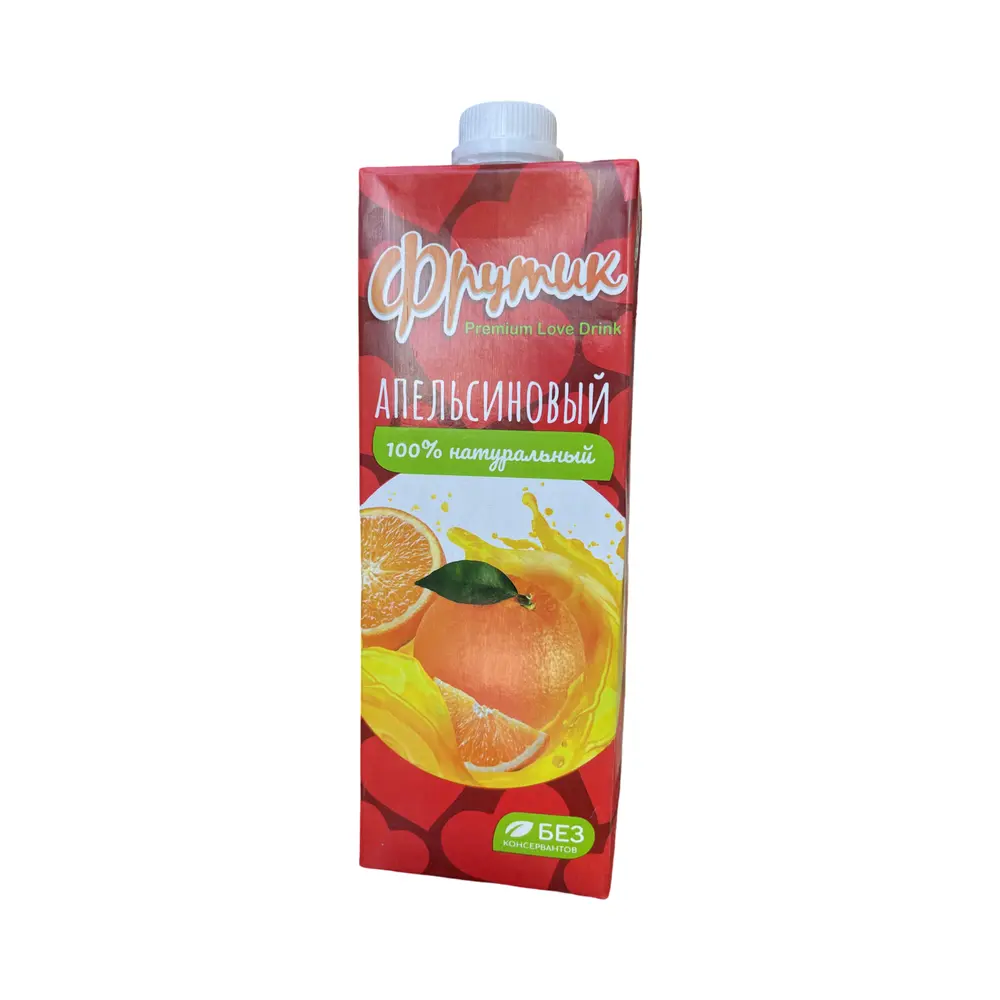 Напиток сокосодержащий апельсиновый, фрутик, 1л