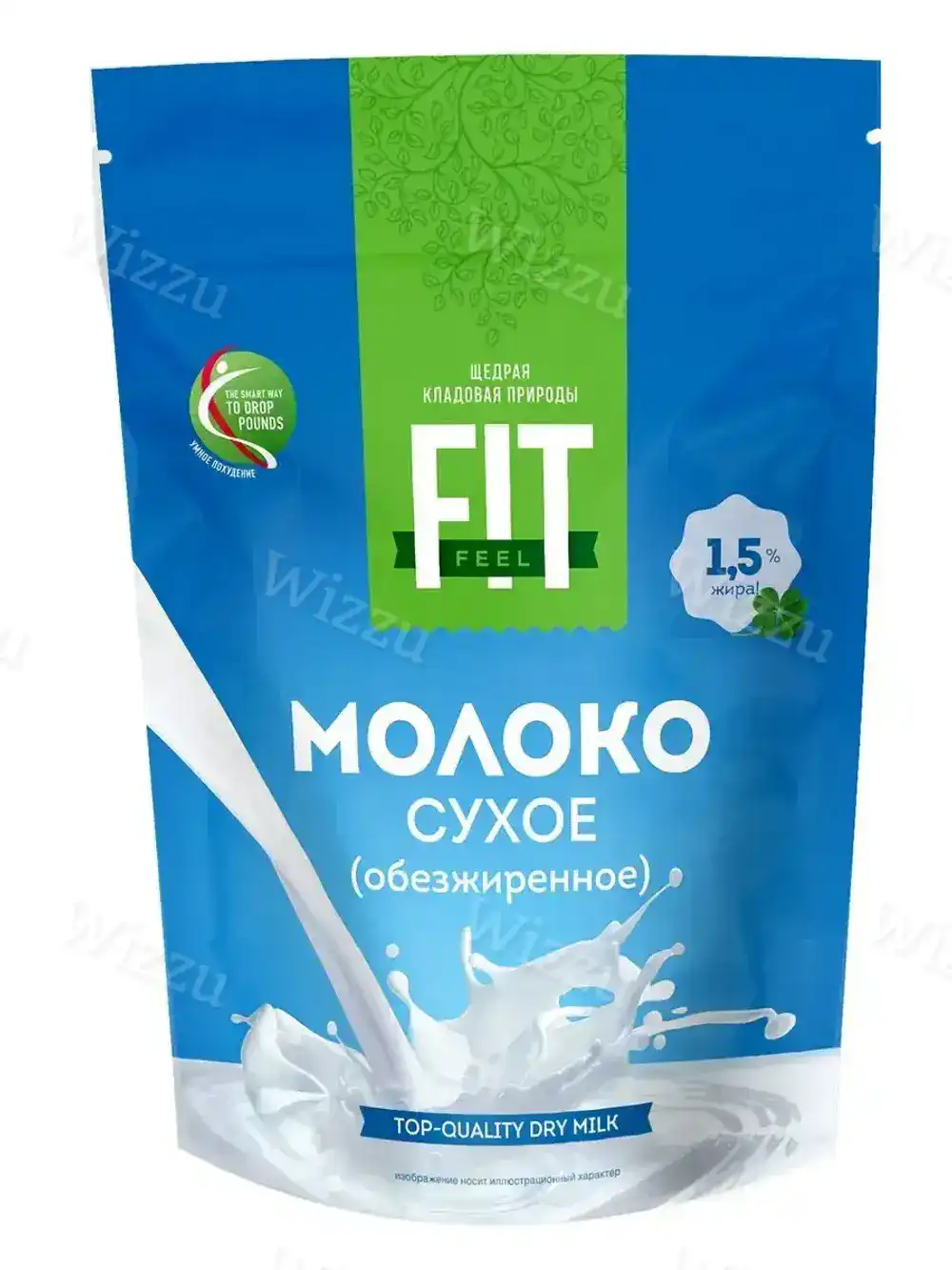 Молоко Сухое FIT 1,5% 300гр