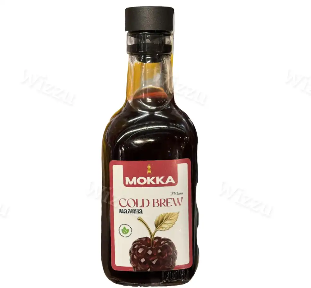 Холодный Кофе Cold Brew МОККА со вкусом Малины стекло 250мл