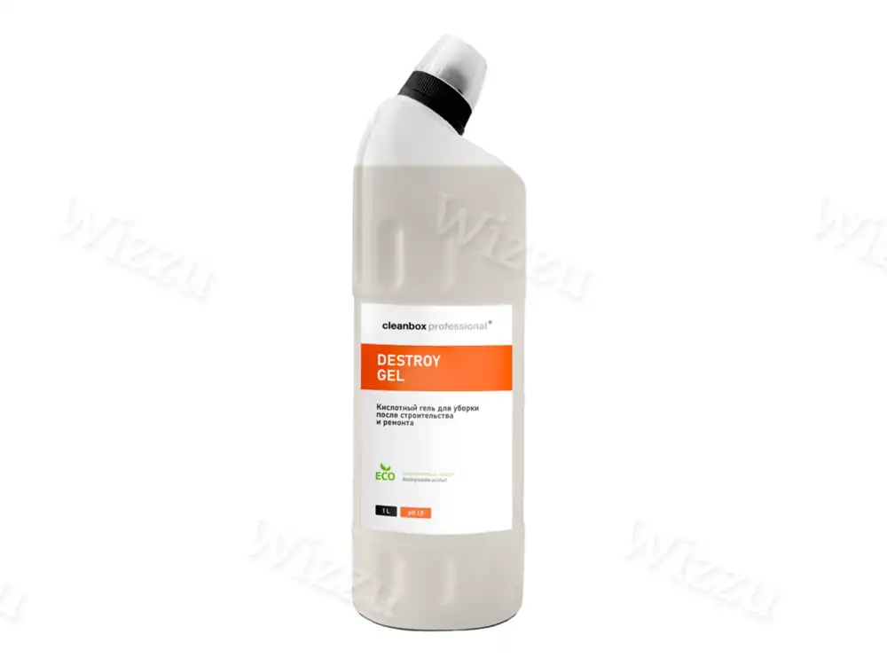 Destroy Gel Кислотный гель для уборки после строительства и ремонта 1л