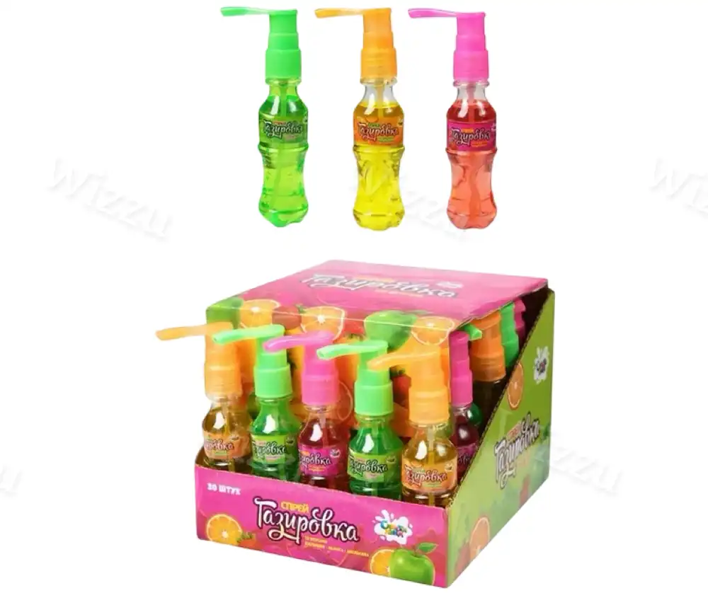 Жидкая конфета "Спрей газировка" Яблоко 25г