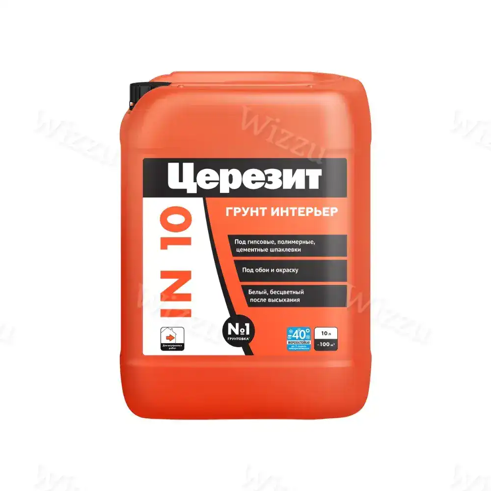 Грунтовка универсальная Церезит IN 10 Интерьер 10 л