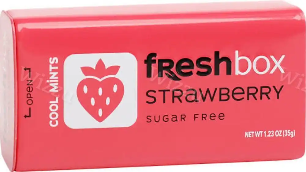 Драже освежающие без сахара FRESHBOX Клубника, 35г Арт. F2