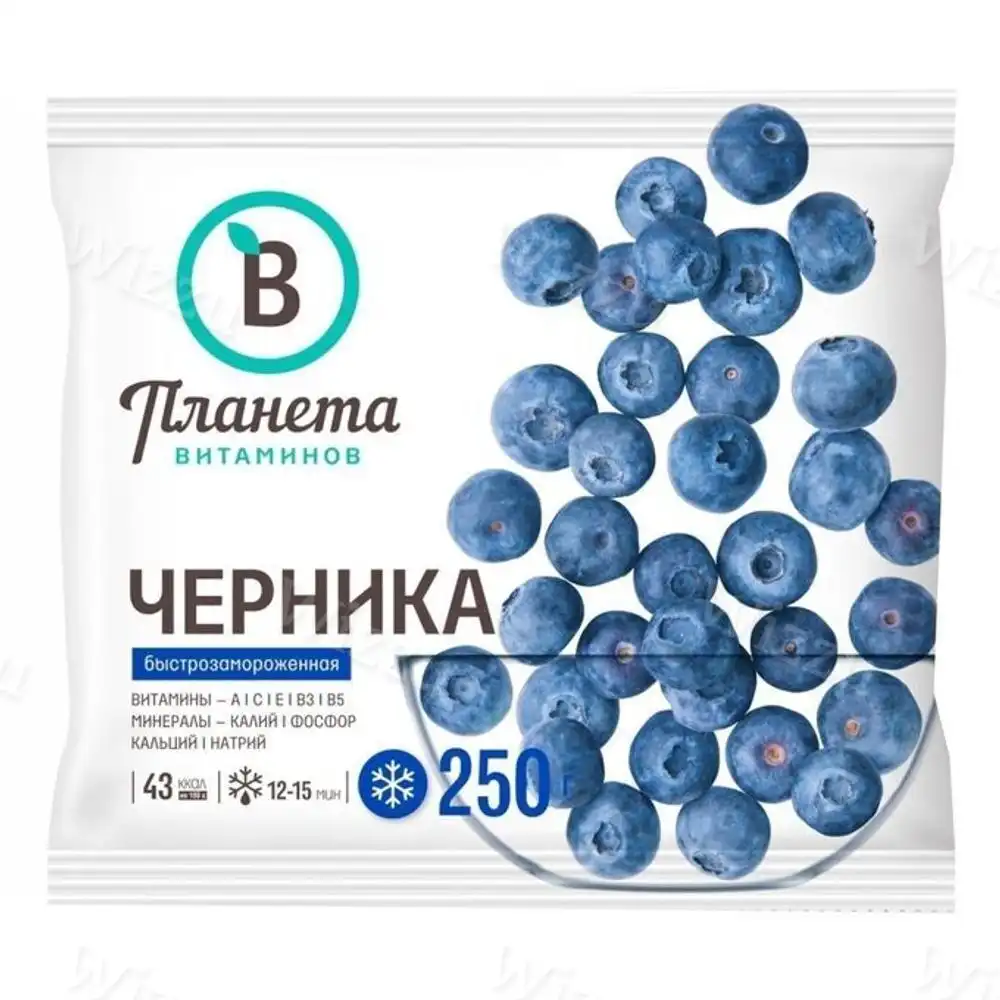 Планета Витаминов зам.Черника 250гр