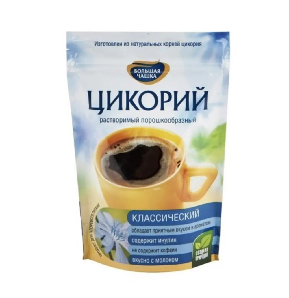 Цикорий растворимый, порошкообразный "Станичный дар" не содержит кофеин