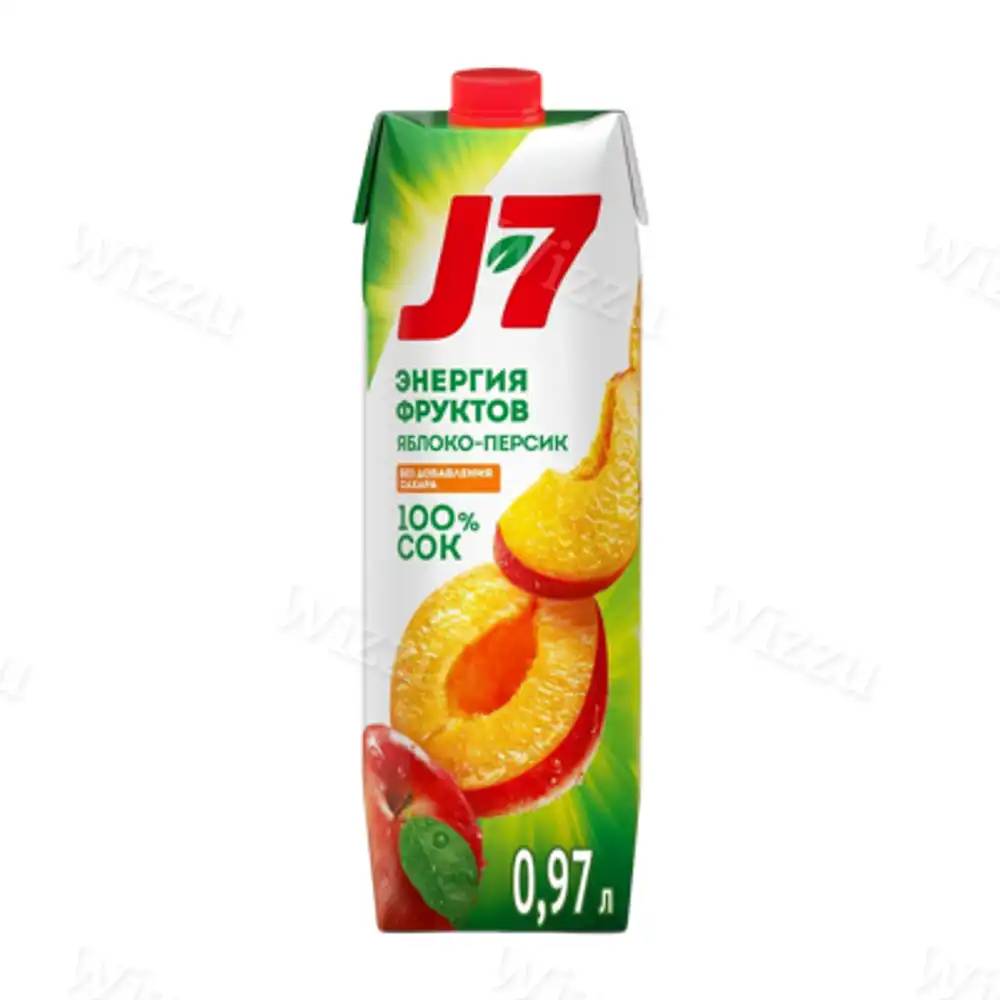 Сок J7 0,97л Персик с мякотью, шт