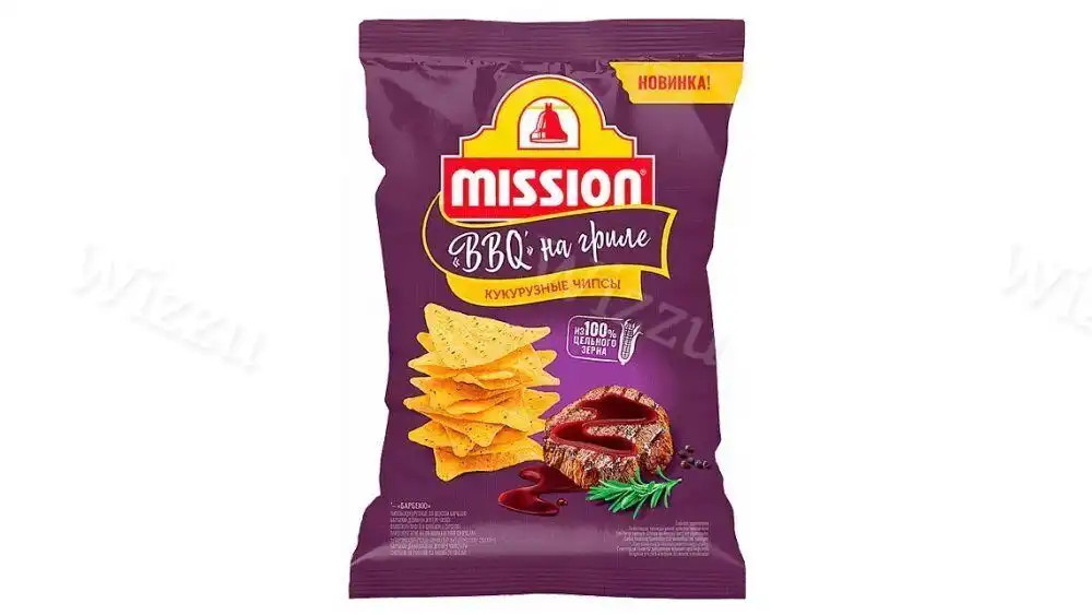 Чипсы MISSION кукурузные со вкусом Барбекю 220гр