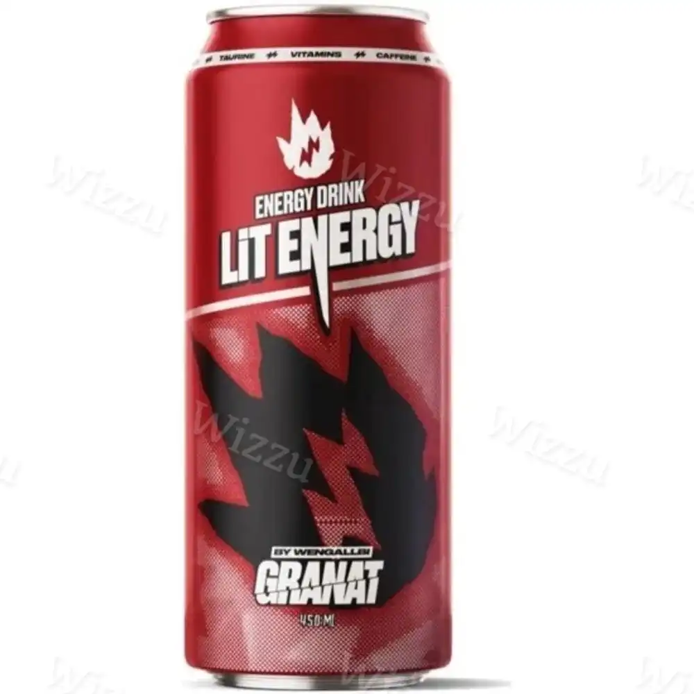LIT ENERGY энергетический напиток Гранат 0,45л