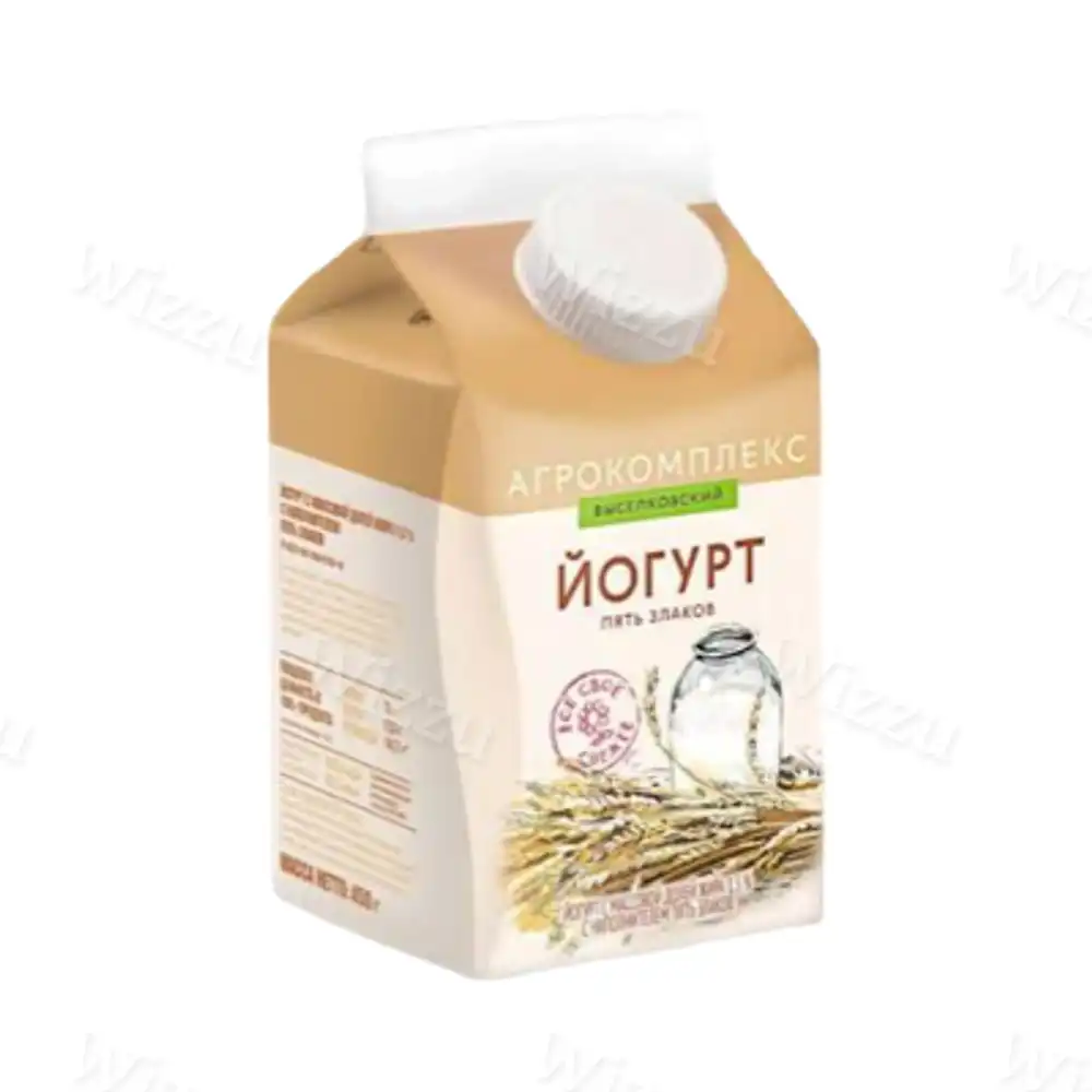 Йогурт питьевой Агрокомплекс пэт 5 залков 2,5% 450гр