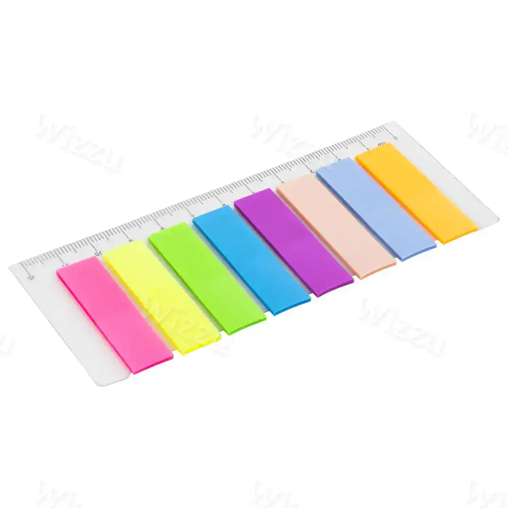 Закладки самоклеящиеся длинные 8 цветов (c24) (х1200)