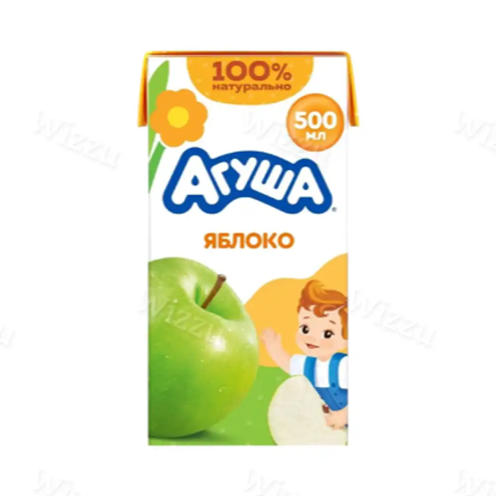Сок-нектар "Агуша" Яблоко осветленный 500мл
