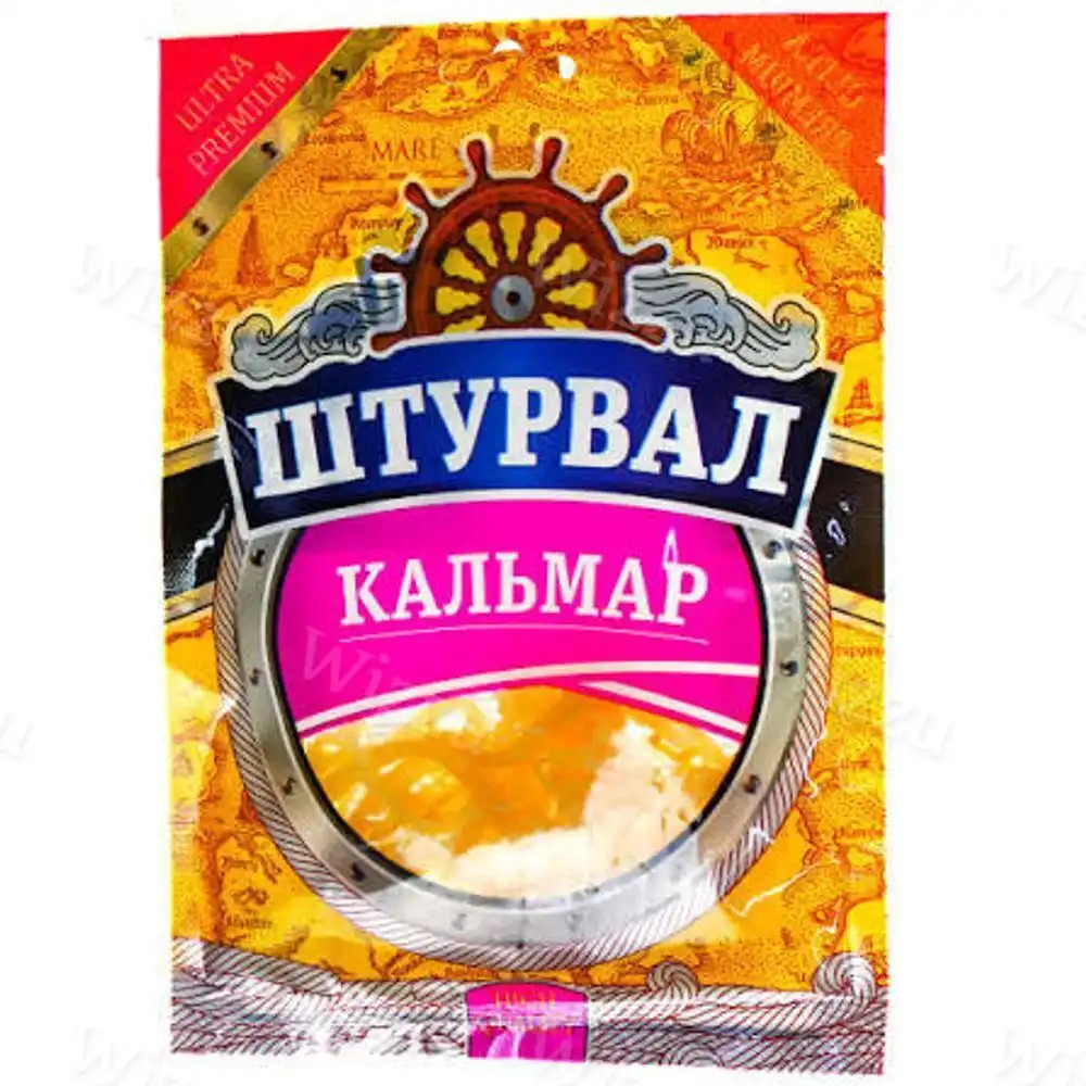 Кальмар Штурвал сушеный 36г, шт