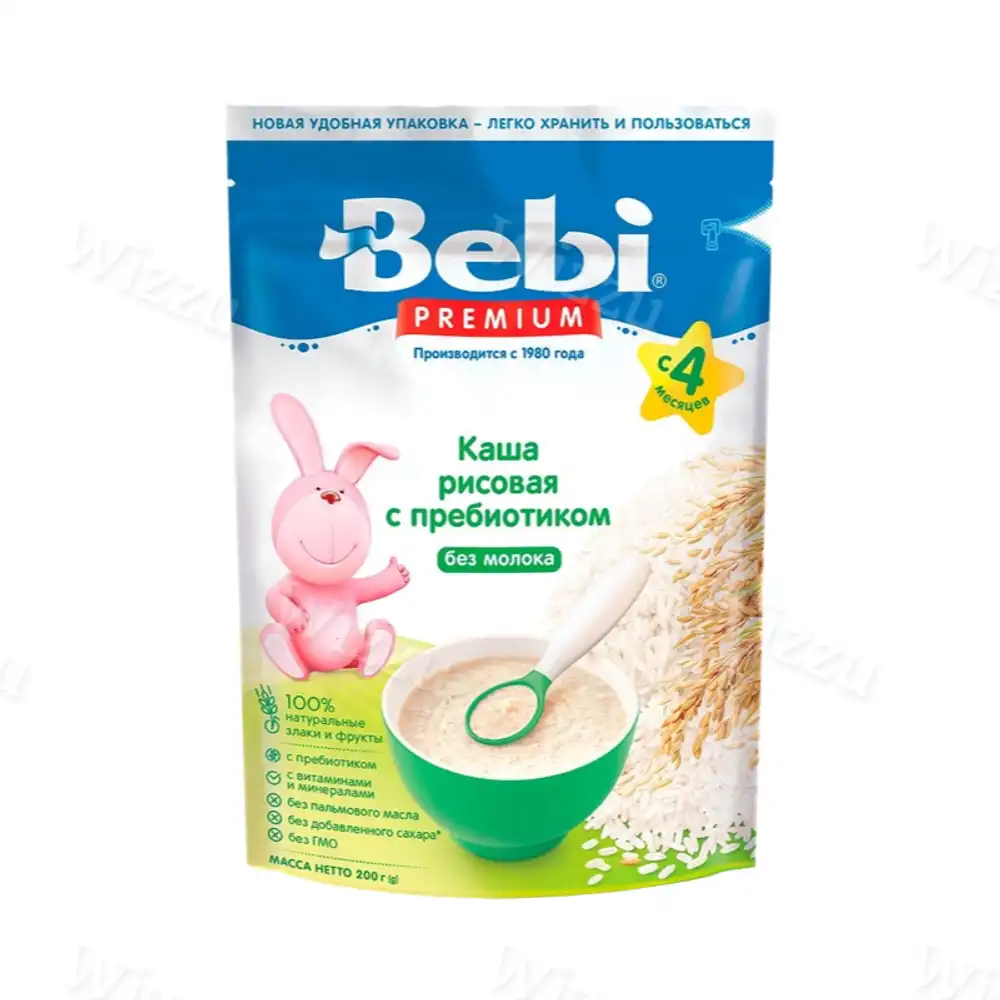 Каша молочгая "Bebi" Рисовая 200г