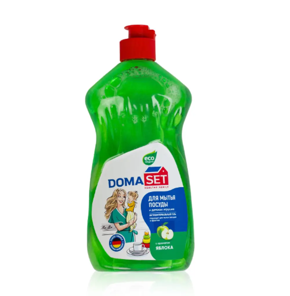 для мытья посуды и игрушек Doma SET яблока 450мл