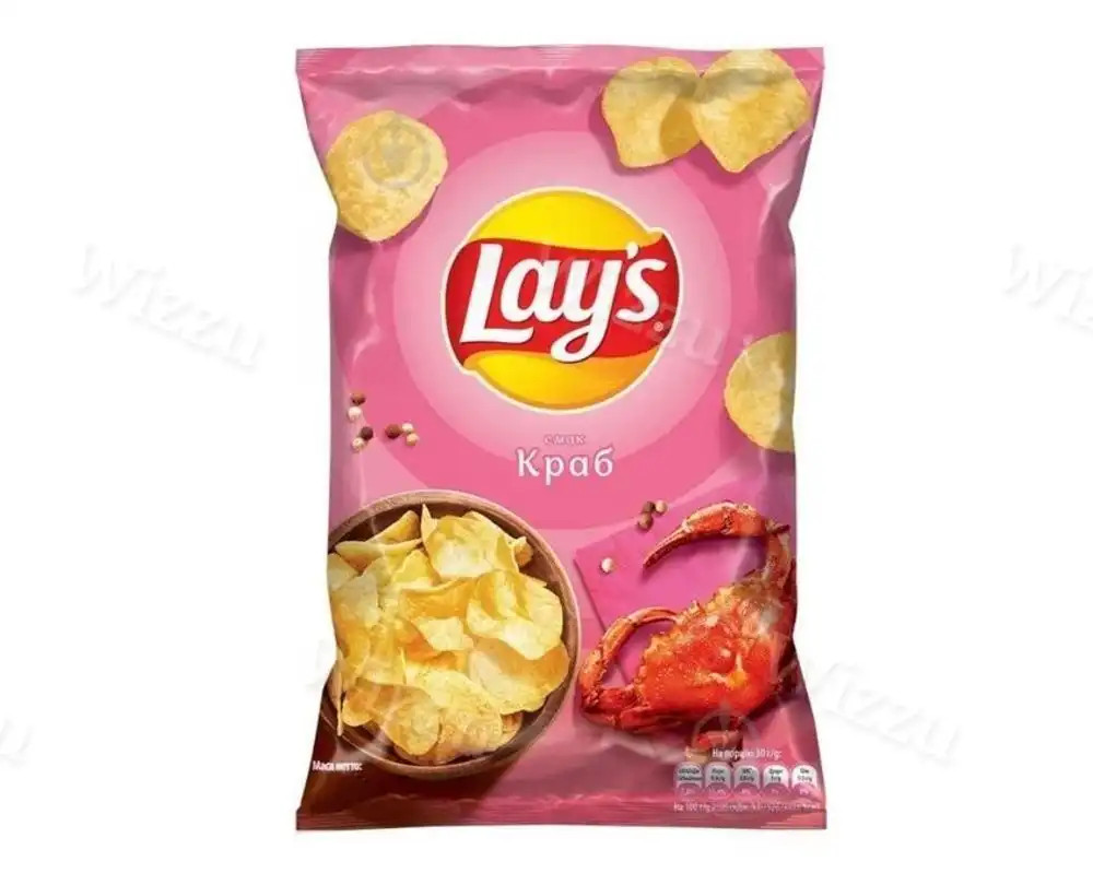 Чипсы Лейс 140г краб, шт